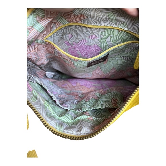 The Sak Iris Leather Crossbody Bag in Bright Lemon Yellow - Picture 10 of 16